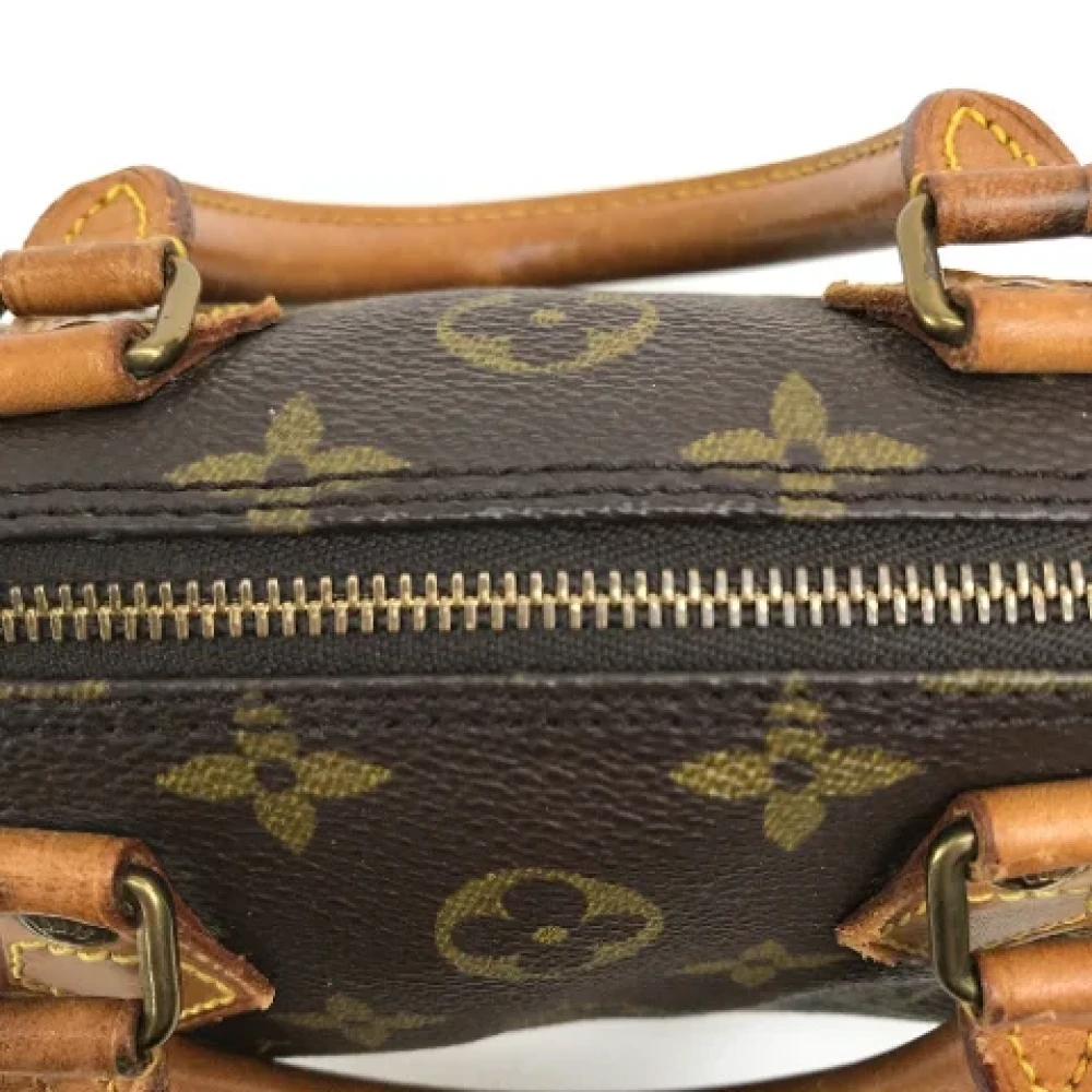 Louis Vuitton Vintage Pre-owned Cotton louis-vuitton-bags Brown Dames