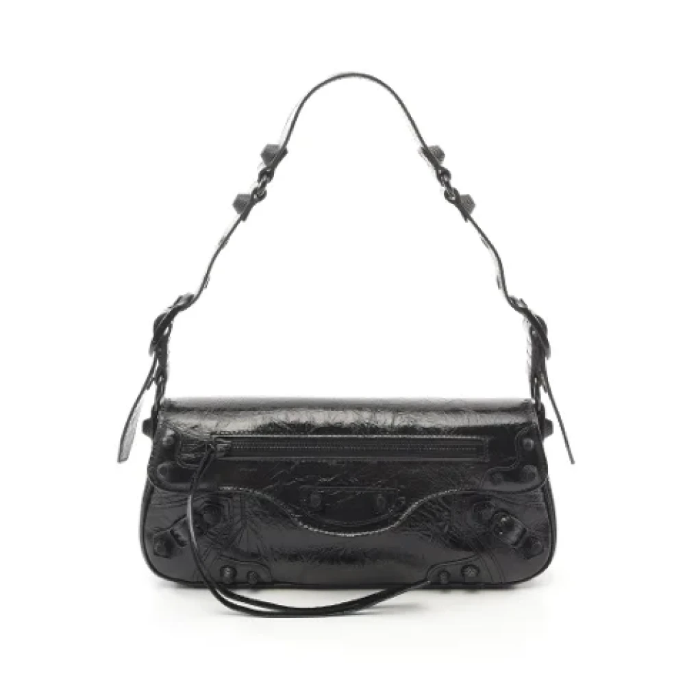 Balenciaga Vintage Pre-owned Leather balenciaga-bags Black Dames