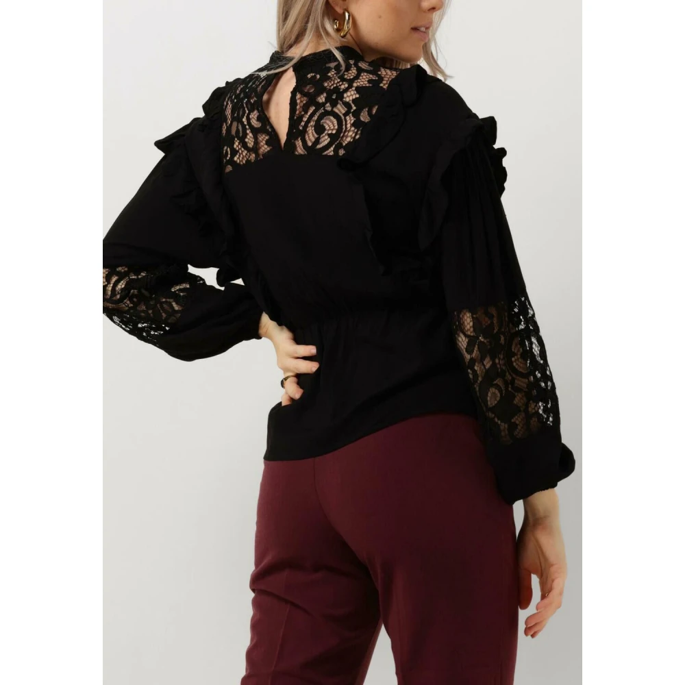 Object Dames Blouses Objarienne New L s Top E Div Black Dames