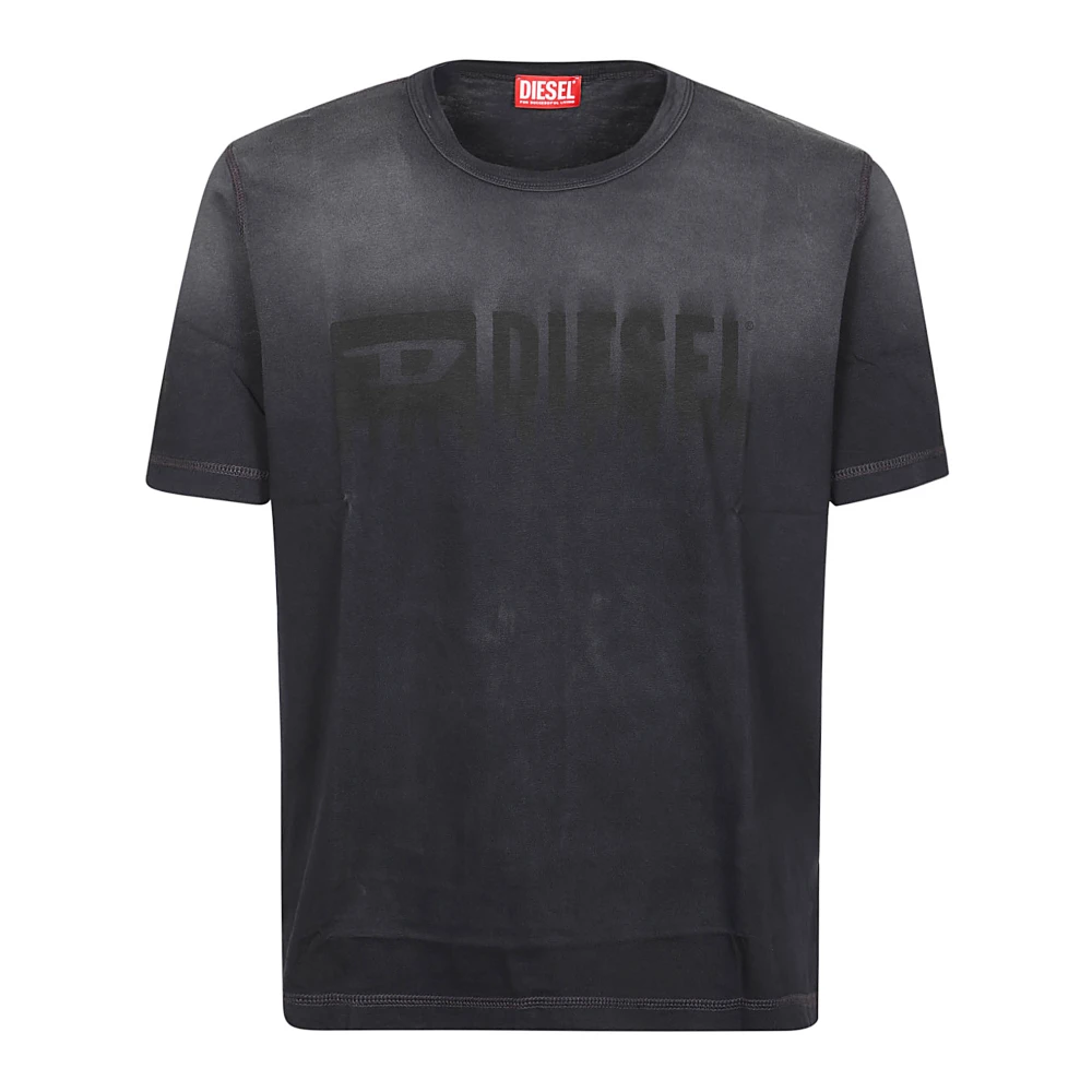 Diesel Verstelbaar T-shirt voor mannen Black Heren
