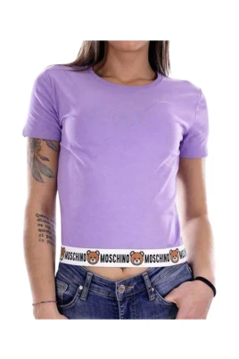 Teddy Logo Bomulls-T-shirt