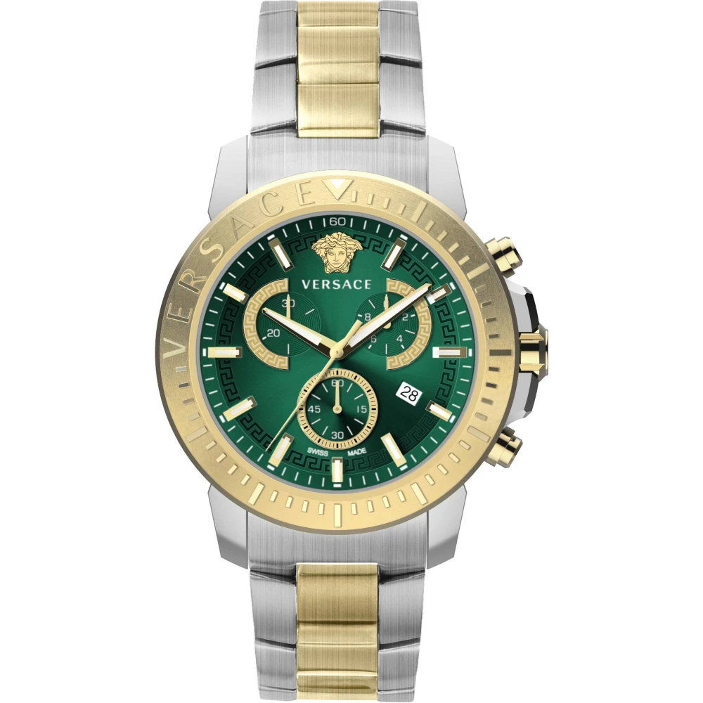 Versace Men's Gray New Chrono Chronograph Urban Sport Watch