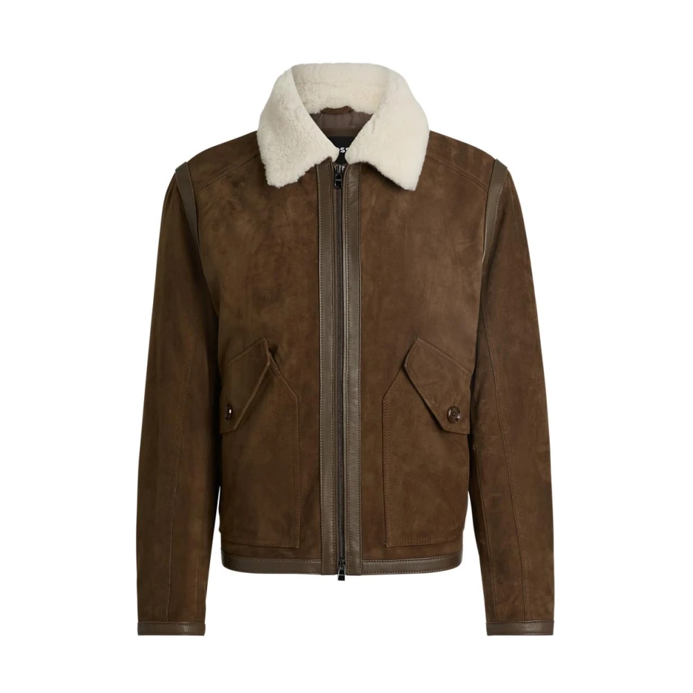 Jackets > Faux Fur & Shearling Jackets - - Hugo - Modalova