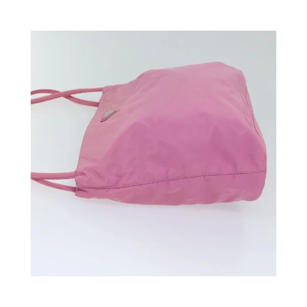 Prada Vintage Pre-owned Nylon prada-bags Pink Dames