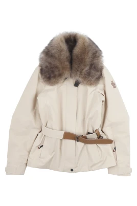 Vizelles Shearling-Trimmed Skidjacka