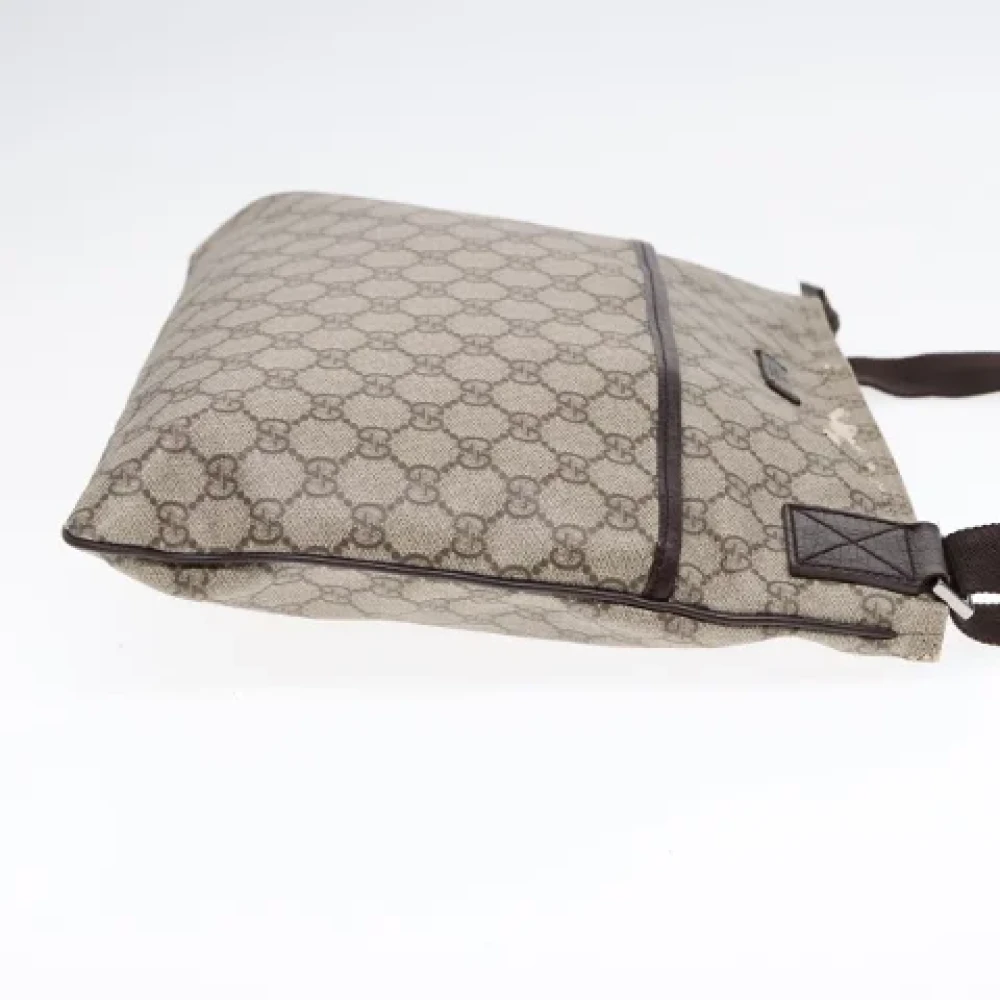 Gucci Vintage Pre-owned Canvas gucci-bags Beige Dames