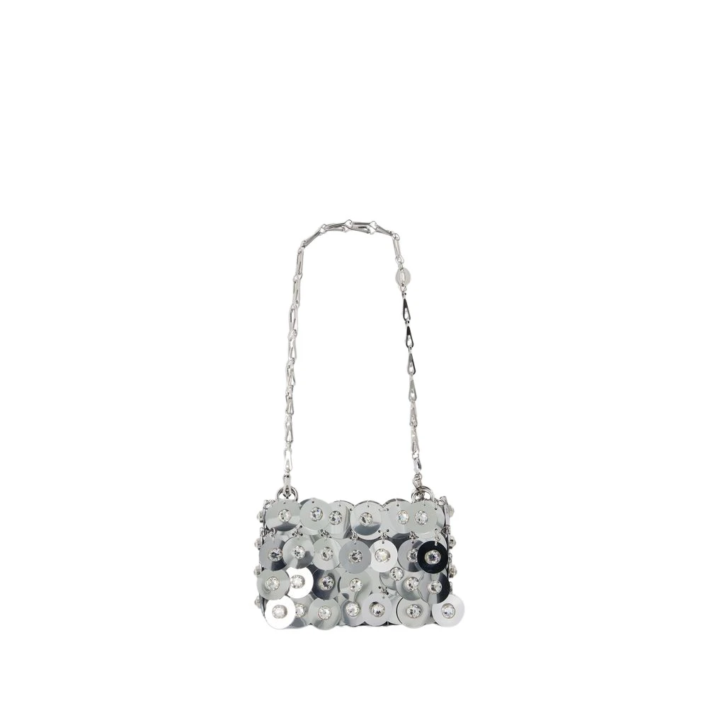 Paco Rabanne Metalen Zilveren Ketting Portemonnee Gray Dames