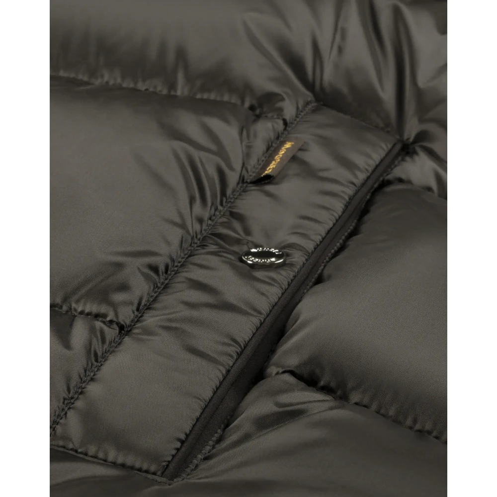 Moorer Eiderdons en Nylon Parka Brown Heren
