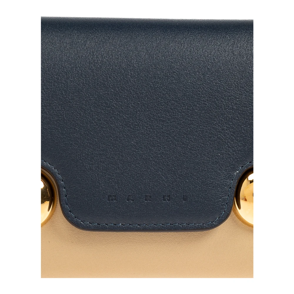 Marni Leren portemonnee Multicolor Dames