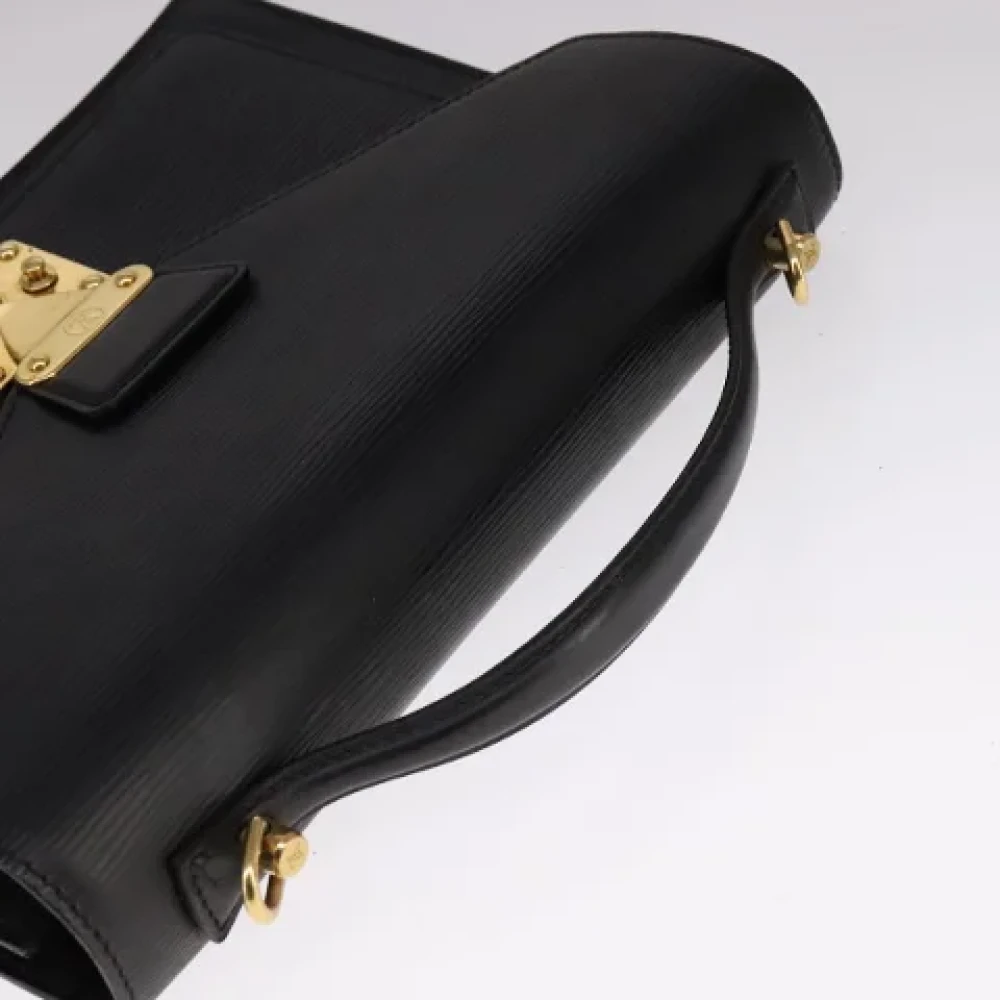 Louis Vuitton Vintage Pre-owned Leather handbags Black Dames
