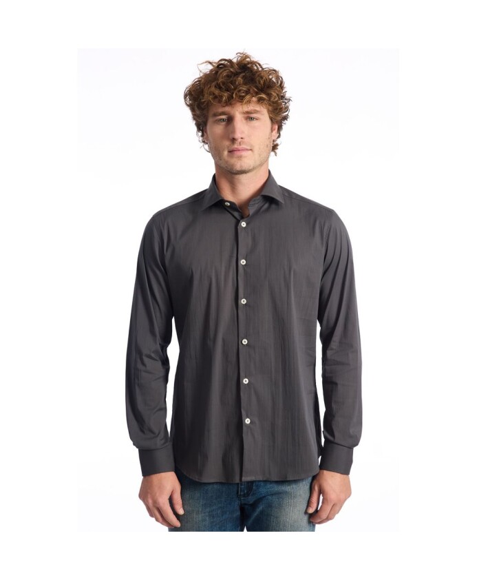 gray-cotton-slim-fit-shirt