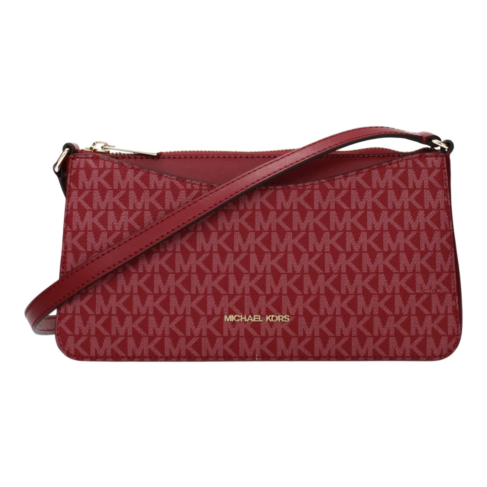Michael Kors Women's Red Fabric Crossbody Bag