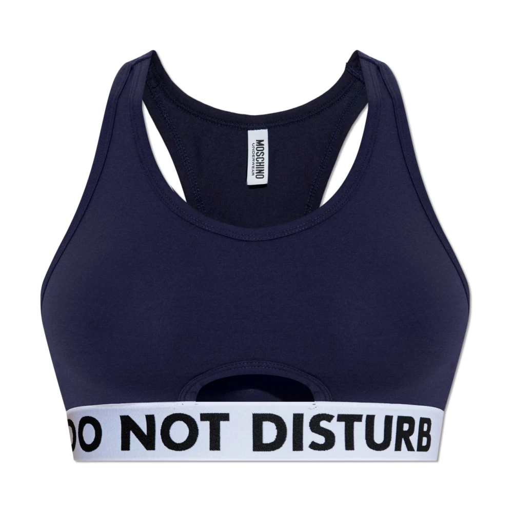 Moschino BH met logo Blue Dames