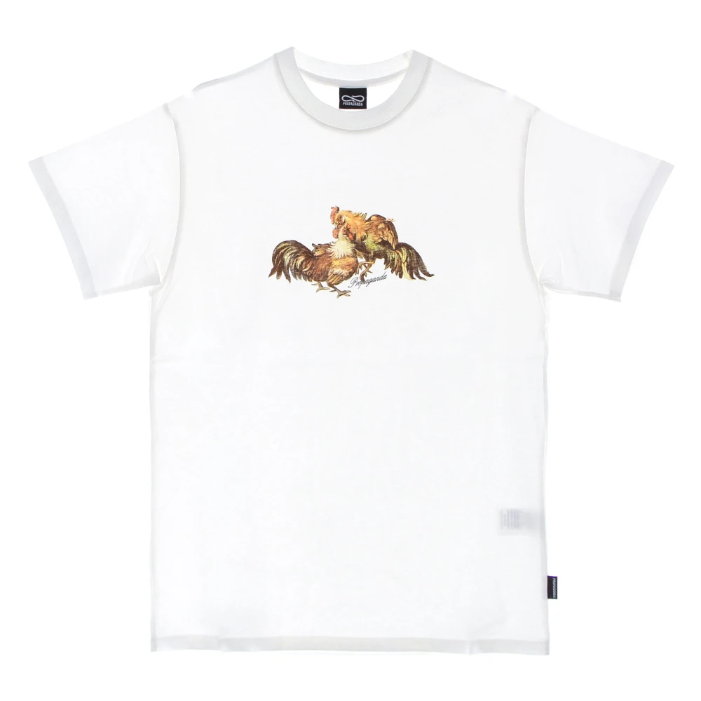 Propaganda Natuurlijke Fight Tee Korte Mouw T-shirt White Heren