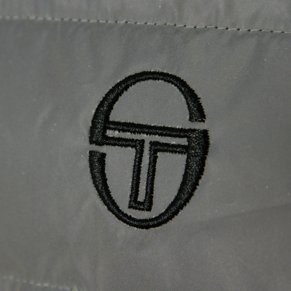 Sergio Tacchini Dhule Heren Zilveren Jas Zilver zwart Gray Heren