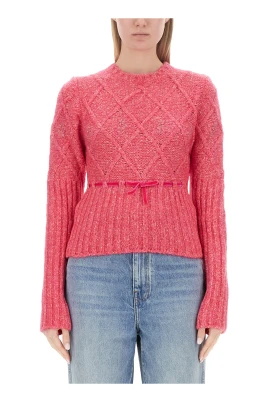 Oma 5 Embroidered Wool Blend Sweater