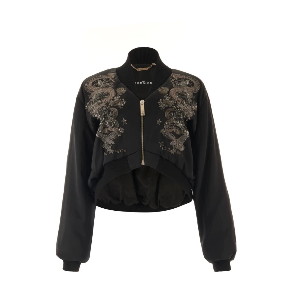 John Richmond Bomberjack met rits Black Dames