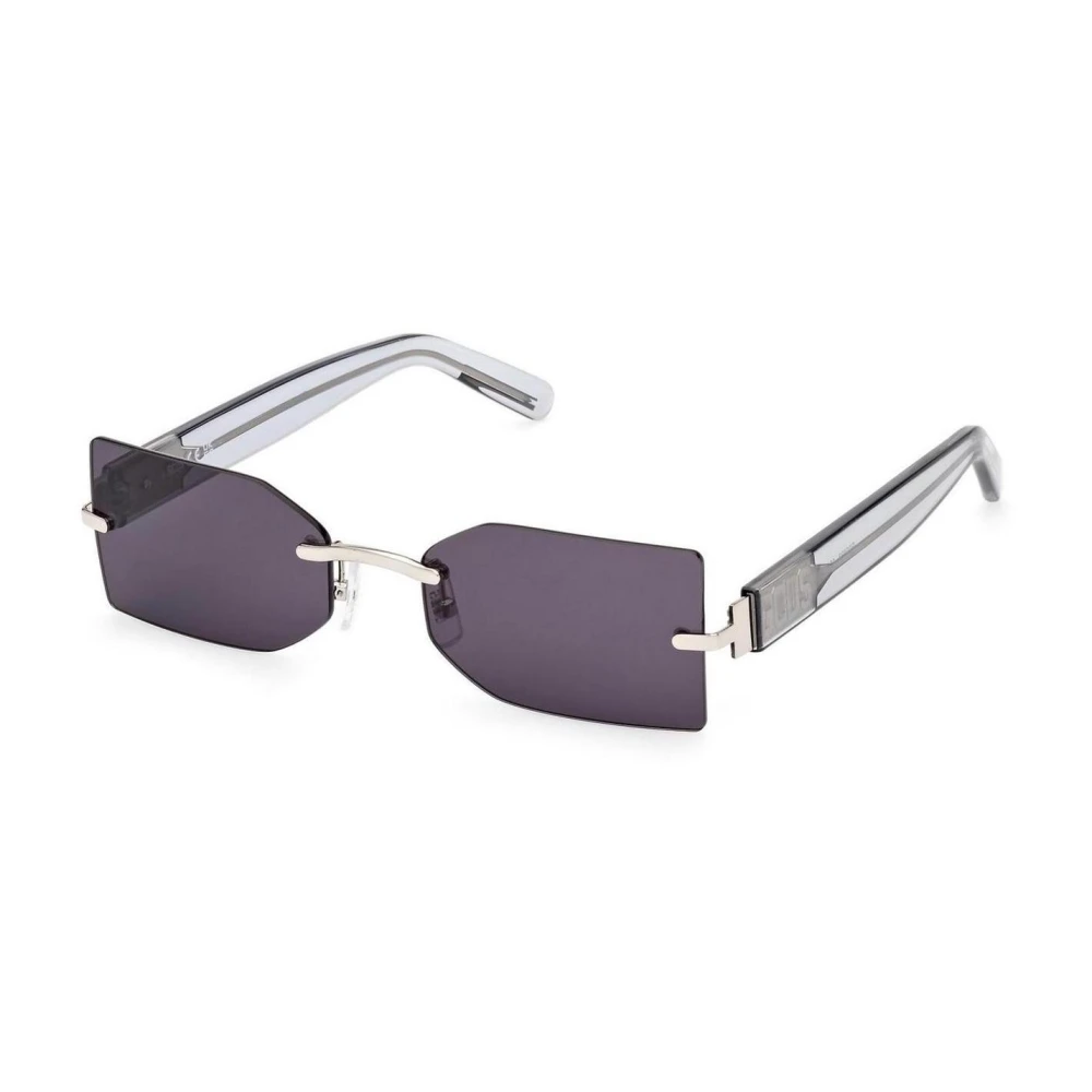 Gcds Men's Gray Sunglasses, 54 Mm, Geometrico Rimless Sunglasses