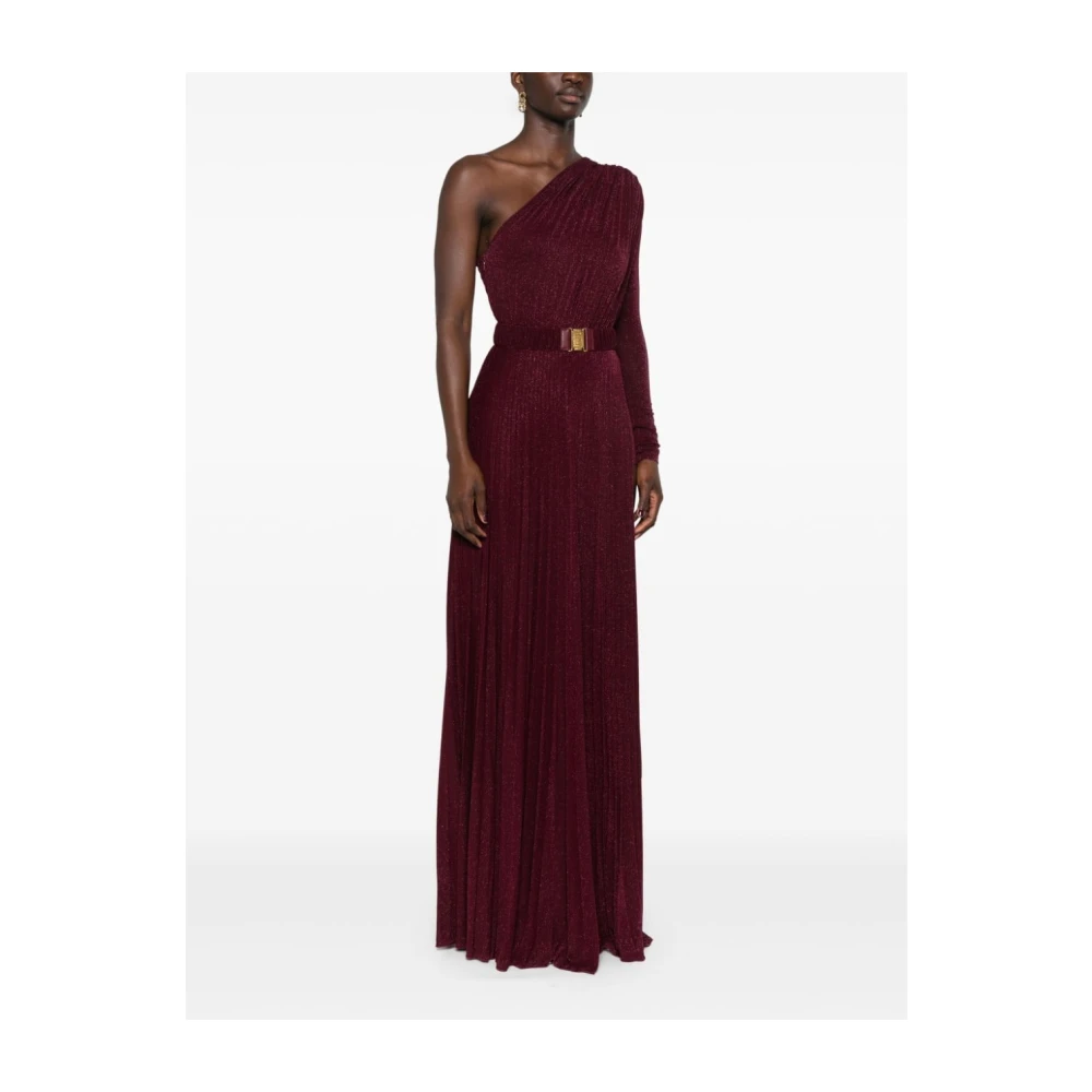 Elisabetta Franchi Rode Jurk voor Vrouwen Aw24 Red Dames