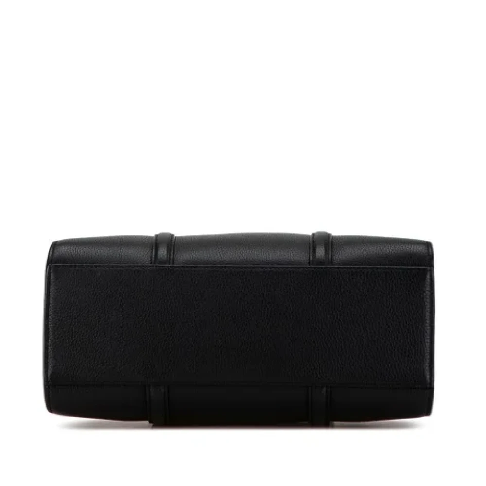 Saint Laurent Vintage Pre-owned Leather handbags Black Dames