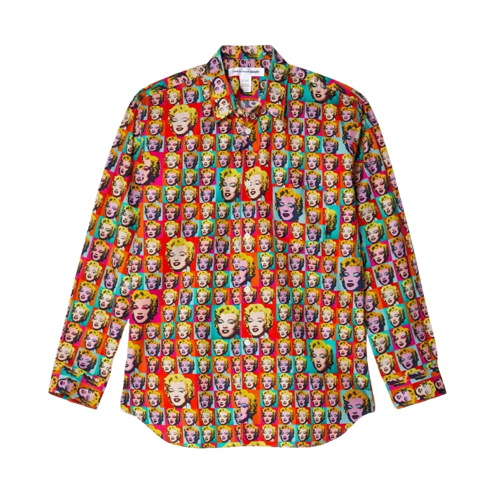 Comme des Garçons Grafische Print Katoenen Overhemd Multicolor Heren