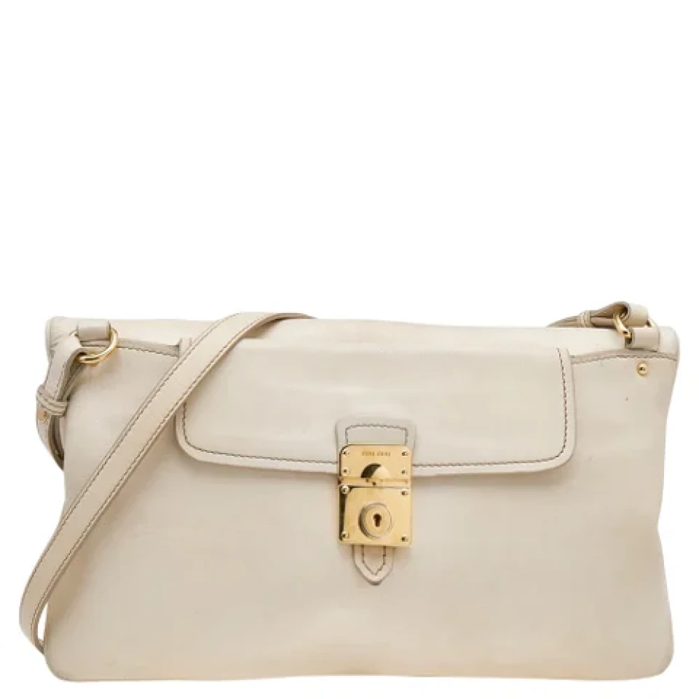Pre-owned > Pre-owned Bags > Pre-owned Shoulder Bags - - Miu Miu Pre-owned - Modalova