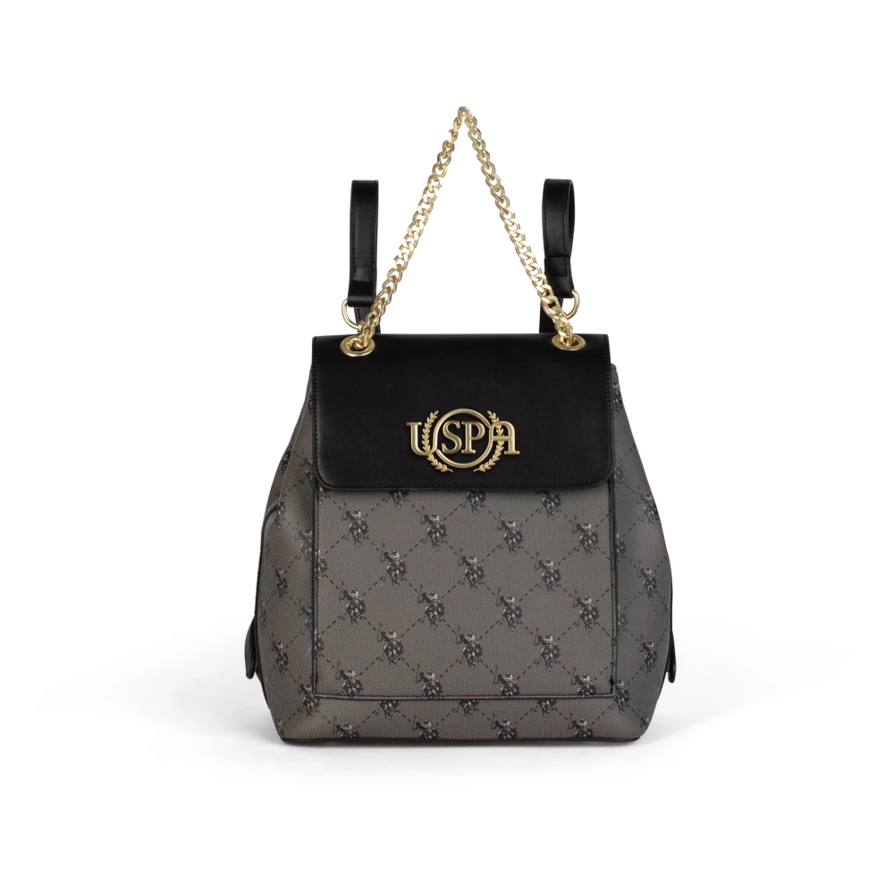 U.s. Polo Assn. Women's Black Backpack