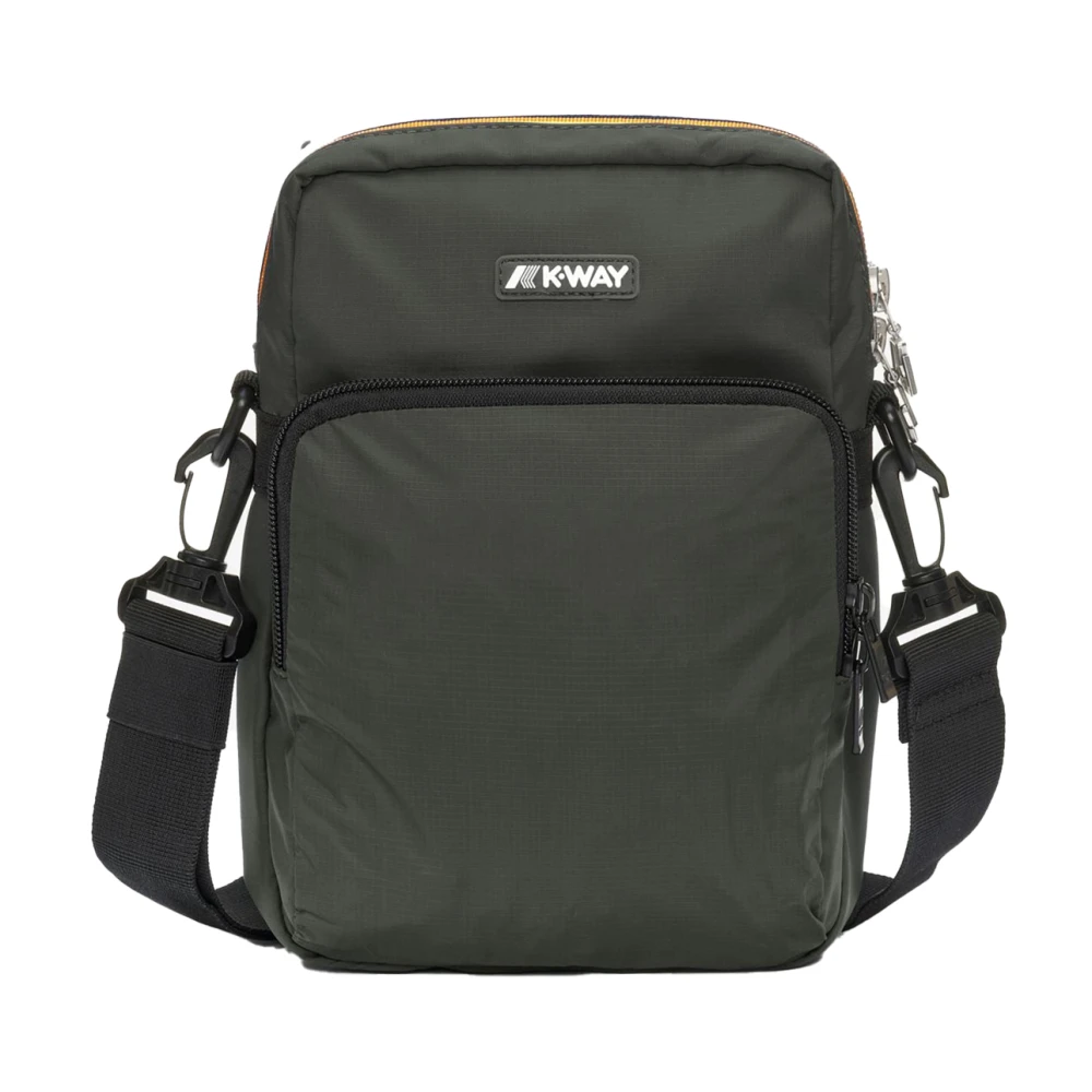 K-Way Men's Green Erloy Messenger Bag