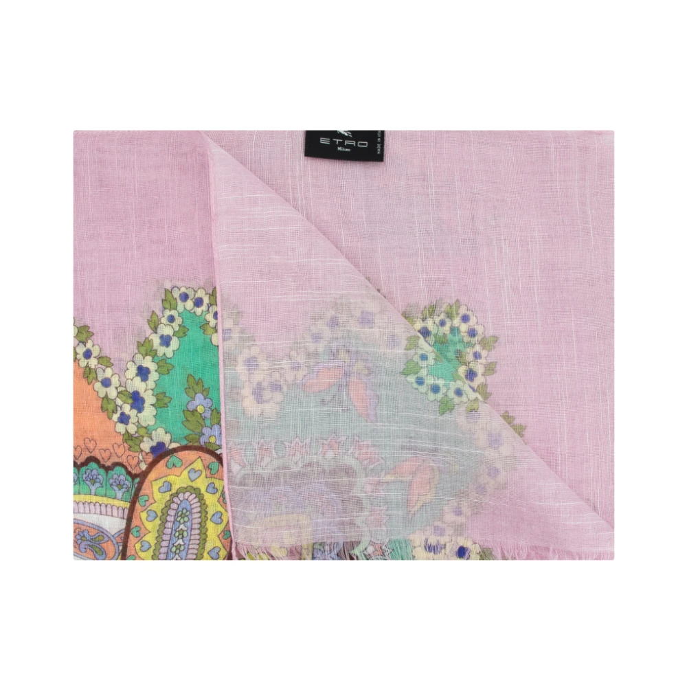 ETRO Paisley Motief Lente Sjaal Multicolor Dames