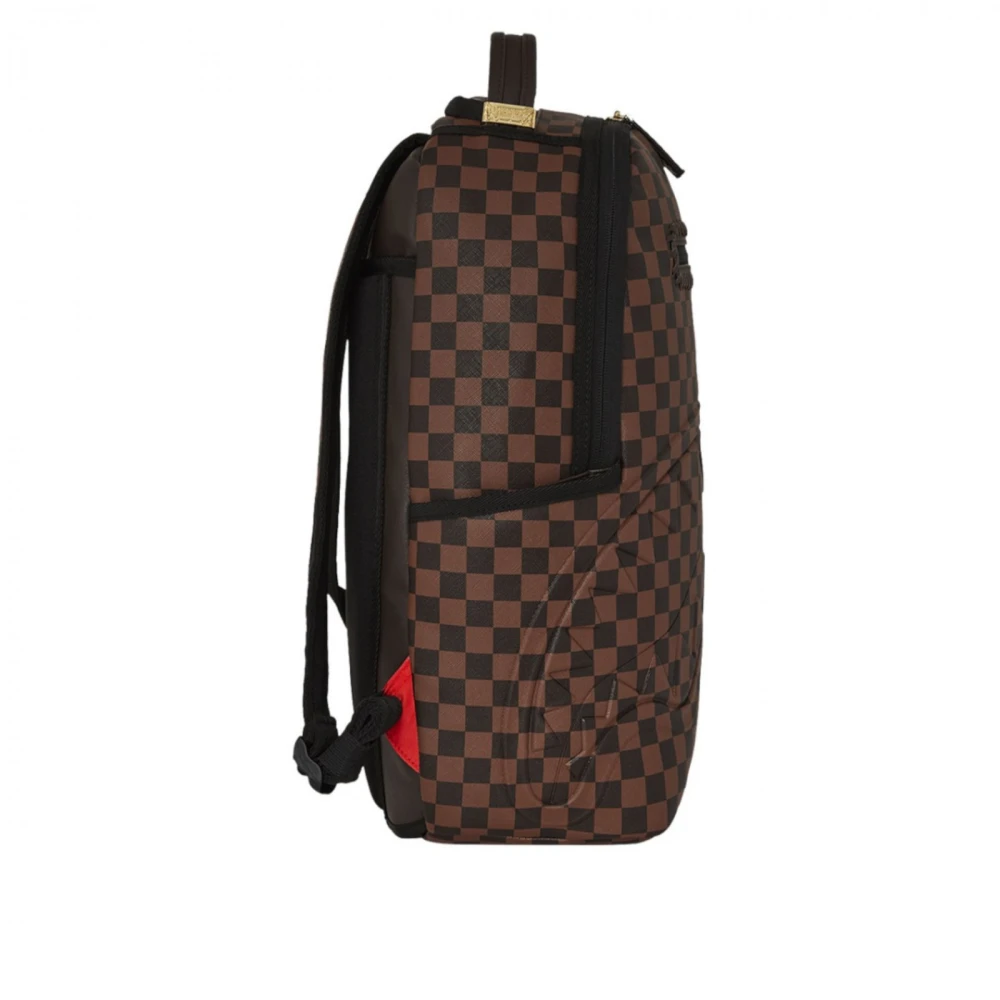 Sprayground Bruine Check Rugzak Brown Unisex
