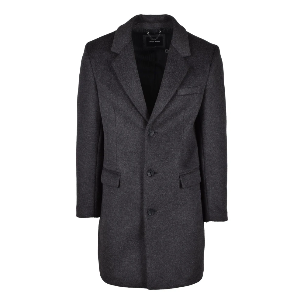 Antony Morato Stijlvolle Jas met Polyester en Viscose Gray Heren