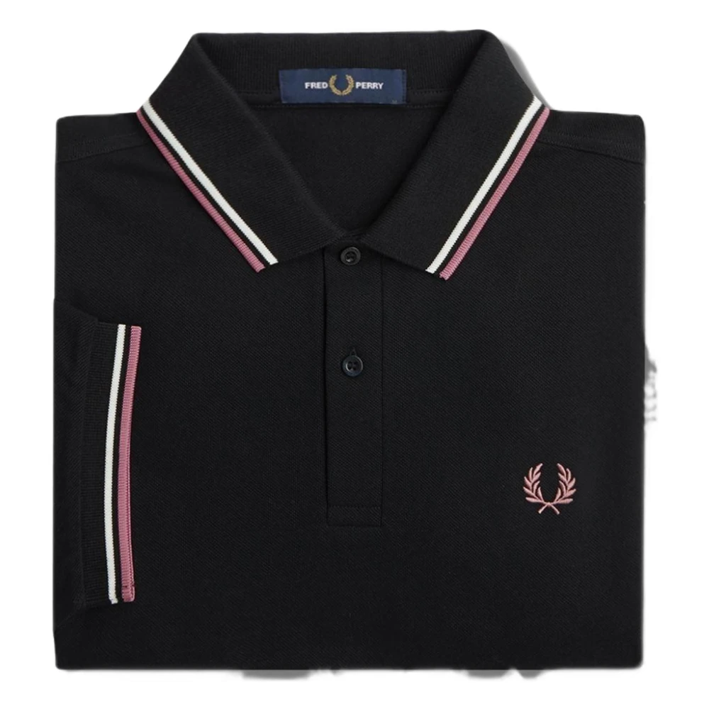Fred Perry Polo met korte mouwen Black Heren