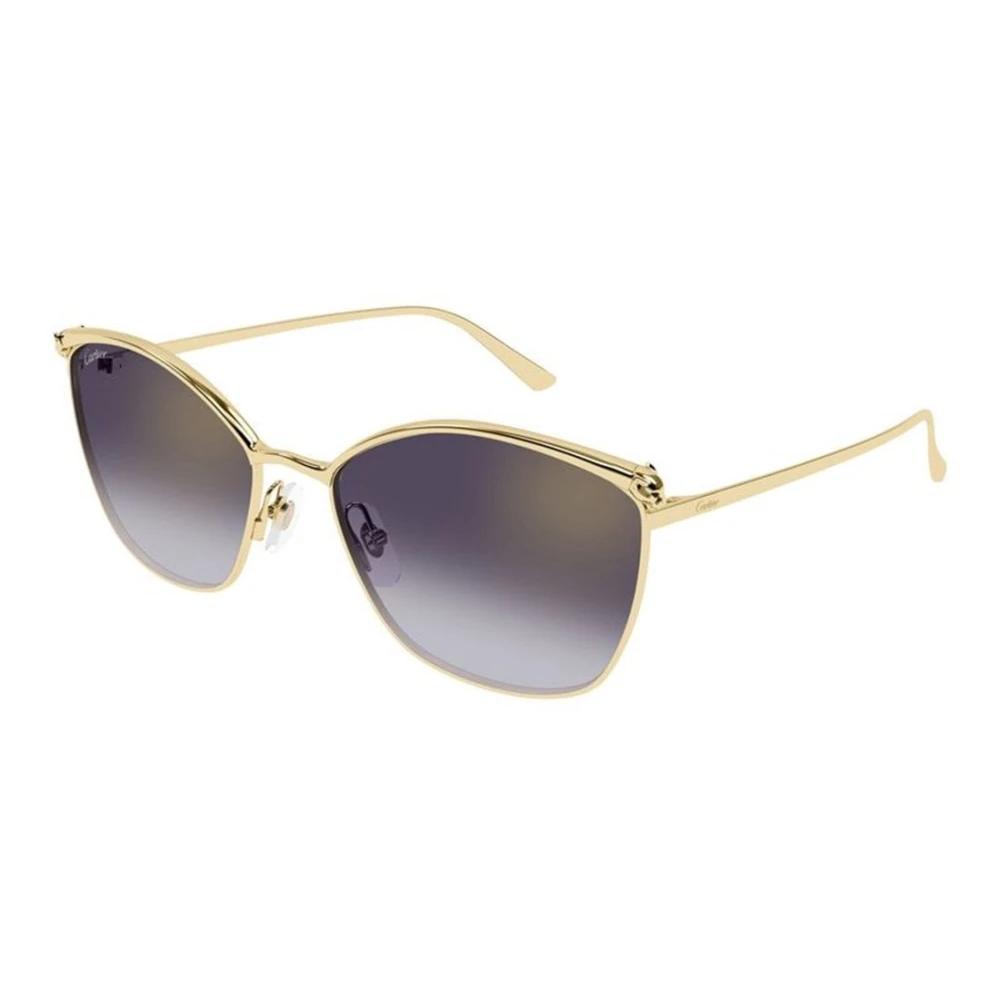 Cartier Women's Yellow Sunglasses, 59 Mm, Panthère Sunglasses