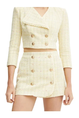 Lurex Bouclé Minikjol
