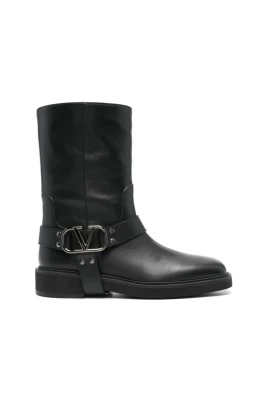 Svarta VLogo ankelboots