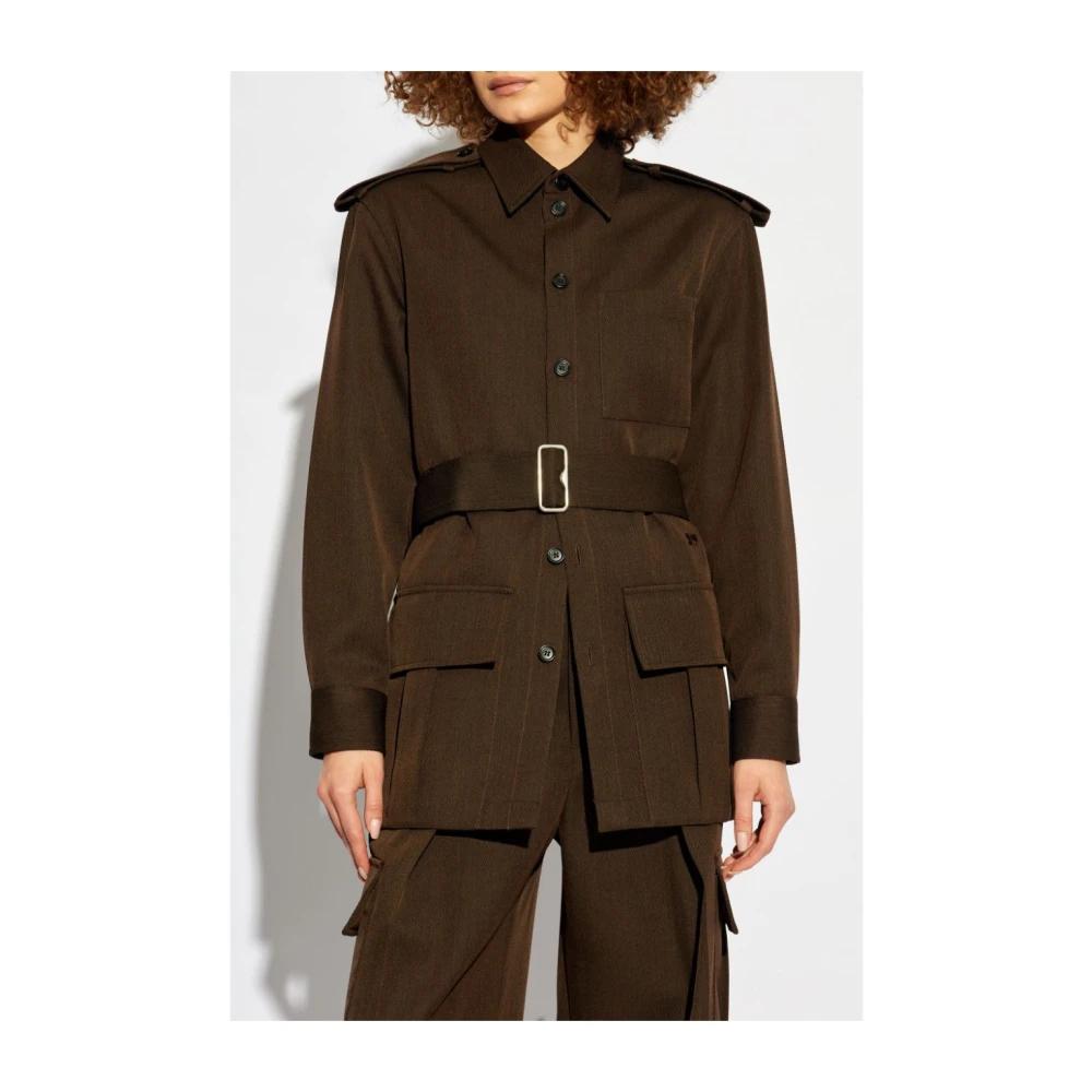 Burberry Elegante Jurken Collectie Brown Dames
