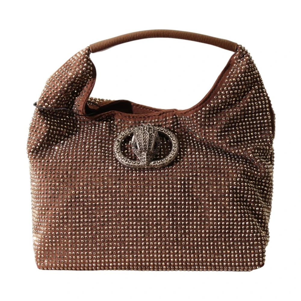 KURT GEIGER - Borsa hobo marrone scuro in strass - Donna - Taglia UNI - Immagine 2