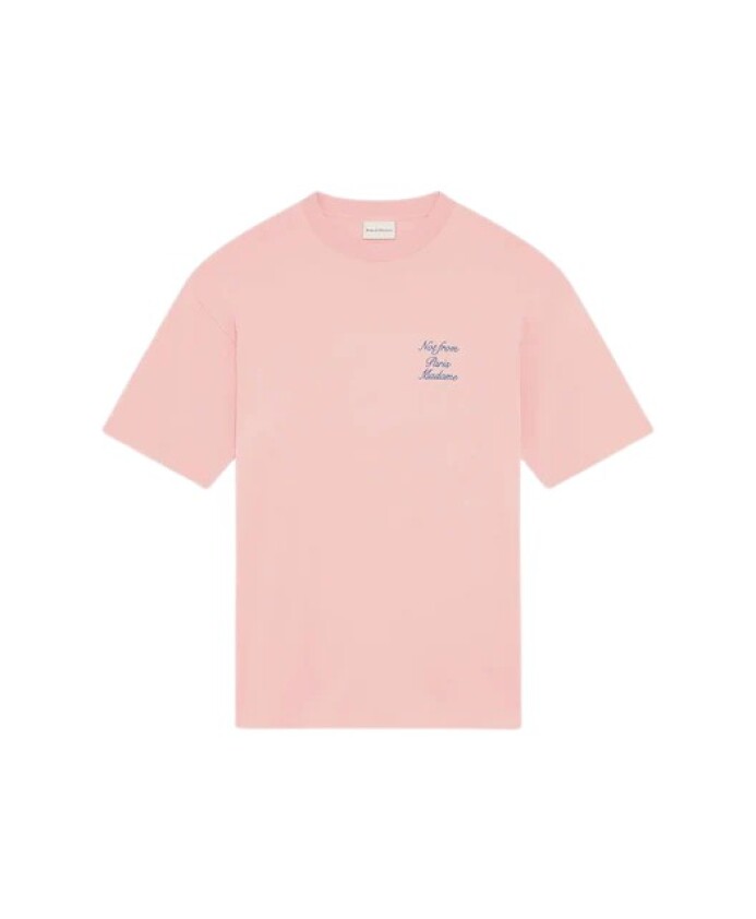 cursive-slogan-cotton-t-shirt