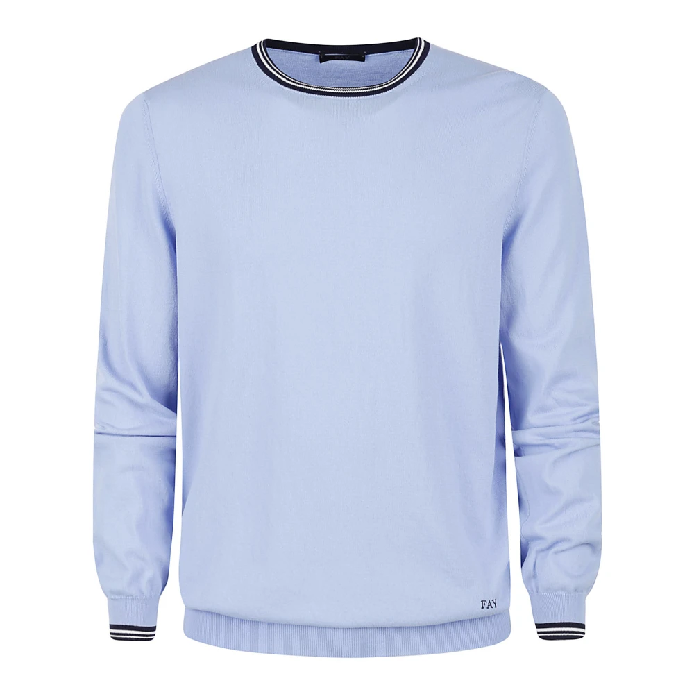 Fay Trendy Sweater Selection Blue Heren
