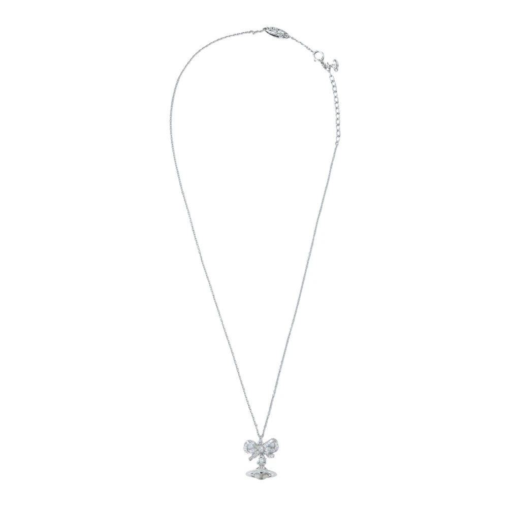 Vivienne Westwood Gray Necklaces, Unisex, One Size, Octavie Pendant