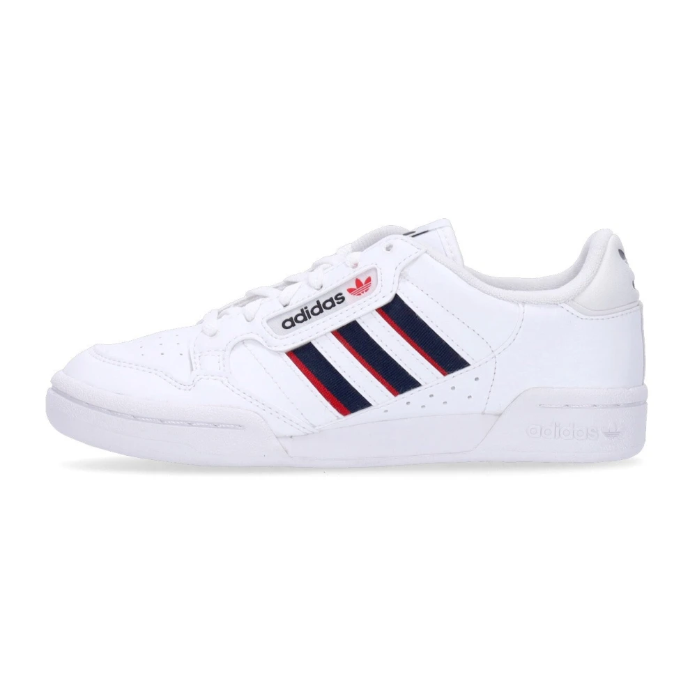 Adidas Boys White Kids Sneakers, 36 Eu, Stripes J Low Shoe With Cloud /Navy/Red