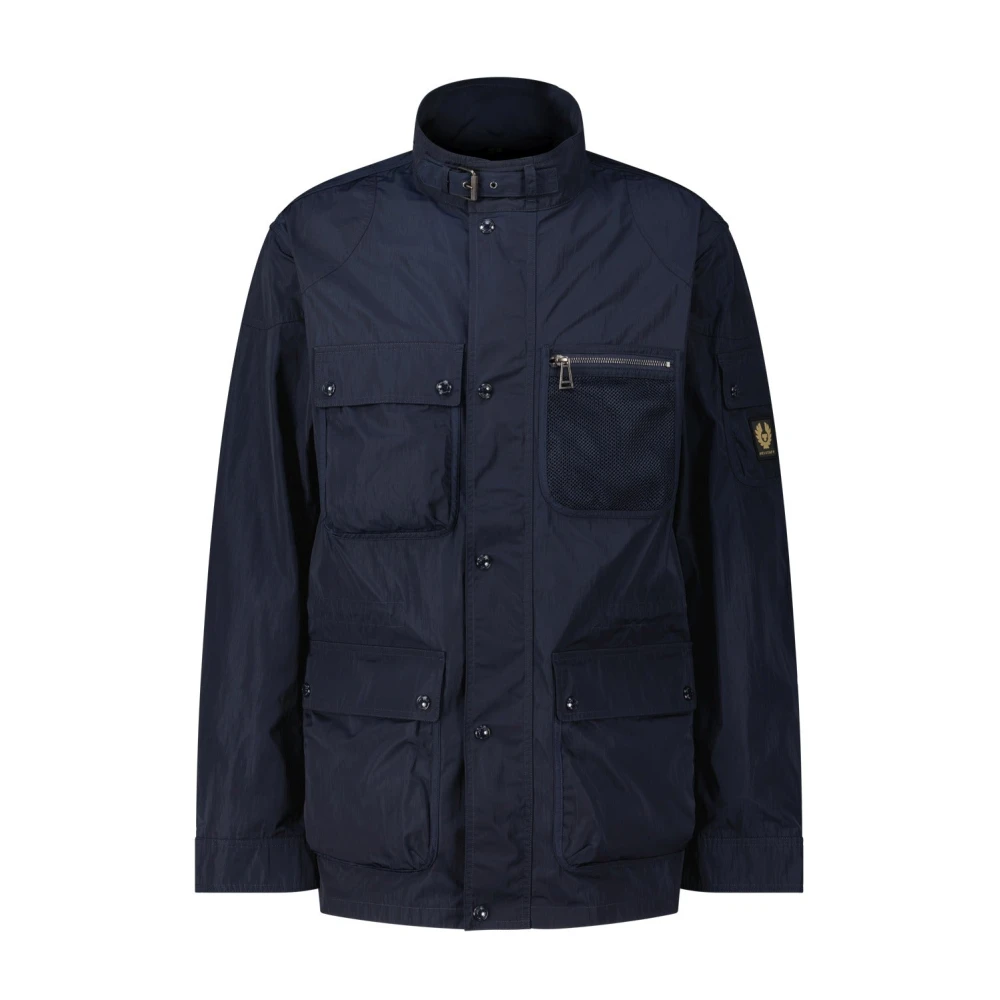 Belstaff Outline Jas in Marineblauw Blue Heren