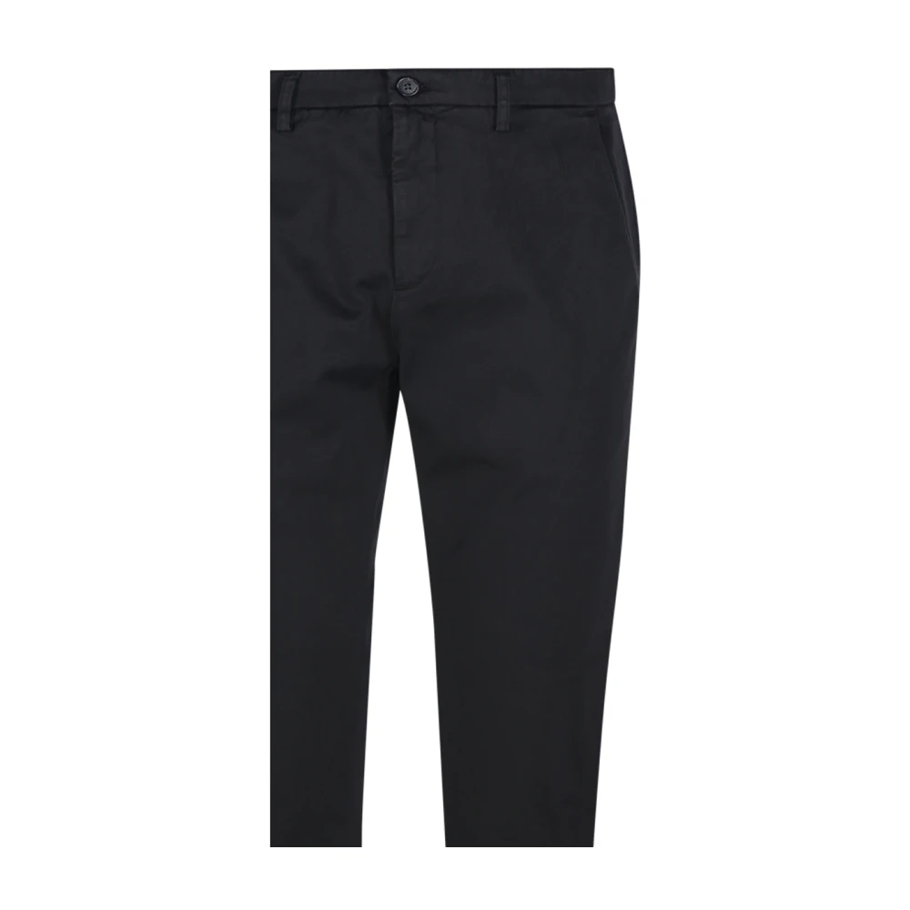 Department Five Zwarte Chinos Crop Broek Black Heren