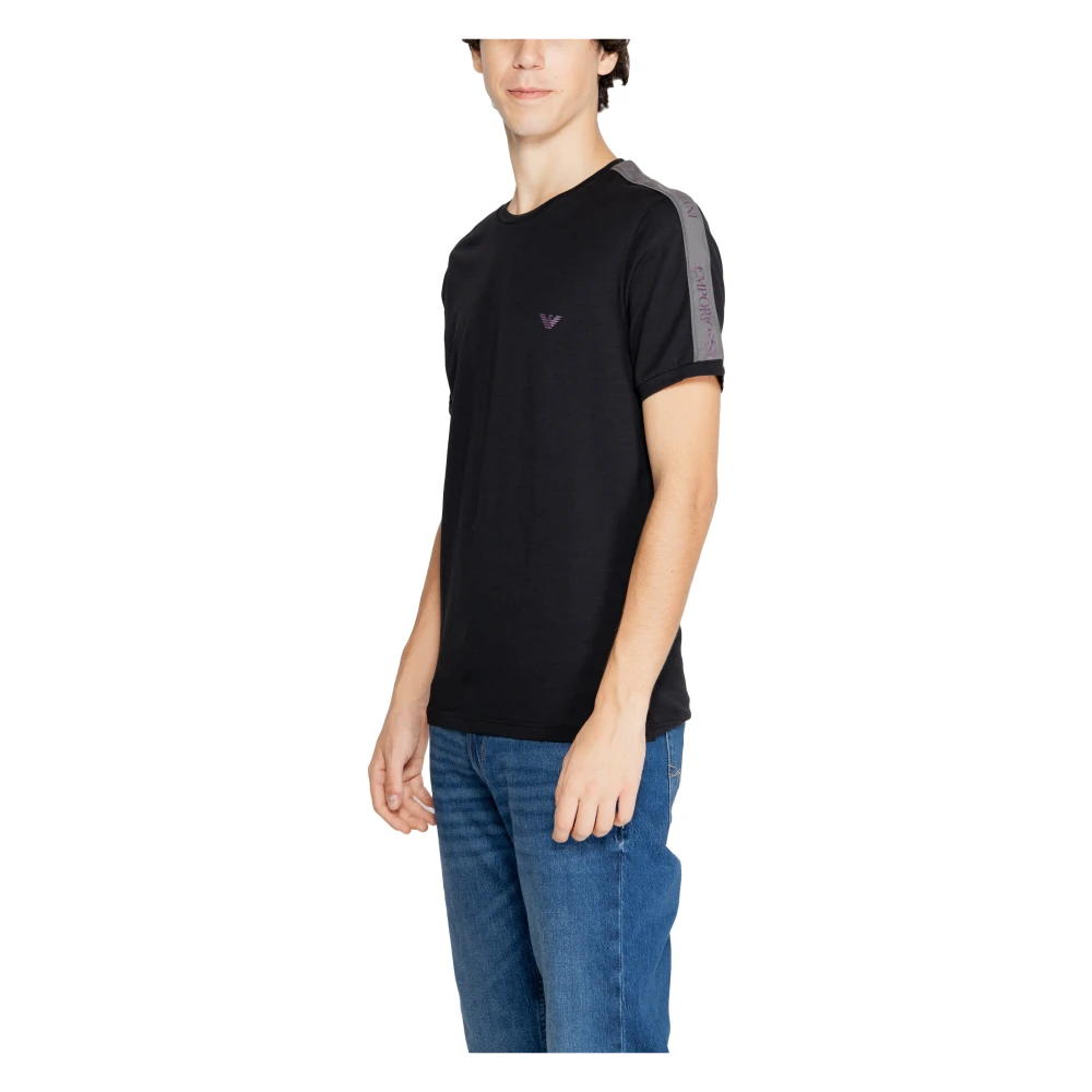 Emporio Armani Katoenen Crew Neck T-Shirt Black Heren