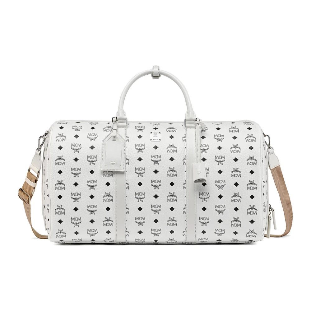 MCM Ottomar Weekender in Visetos White Dames