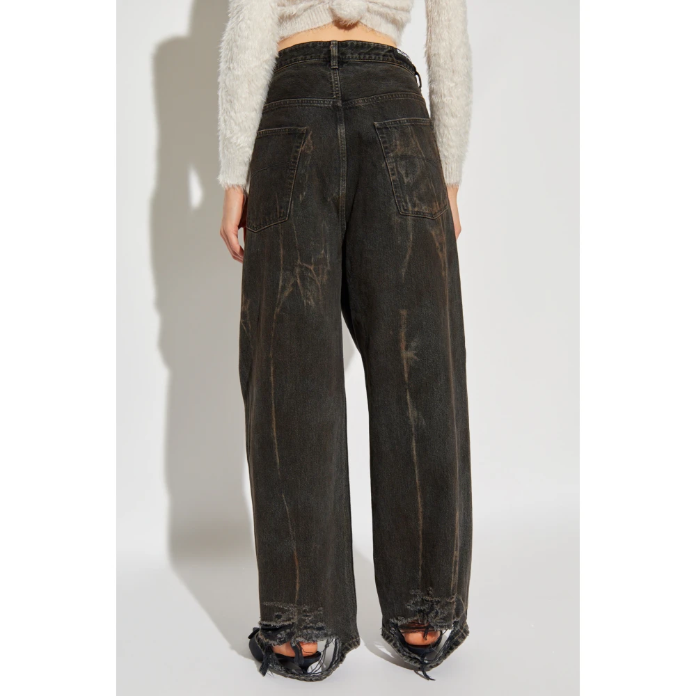 Balenciaga Jeans met Vintage Effect Black Dames
