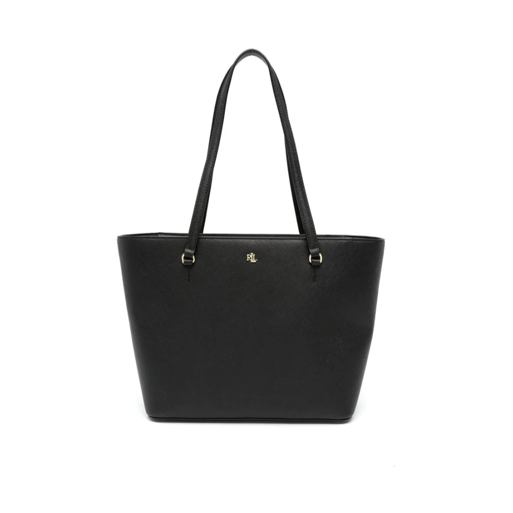 Ralph Lauren Women's Black Karly Shpper Medium Tote