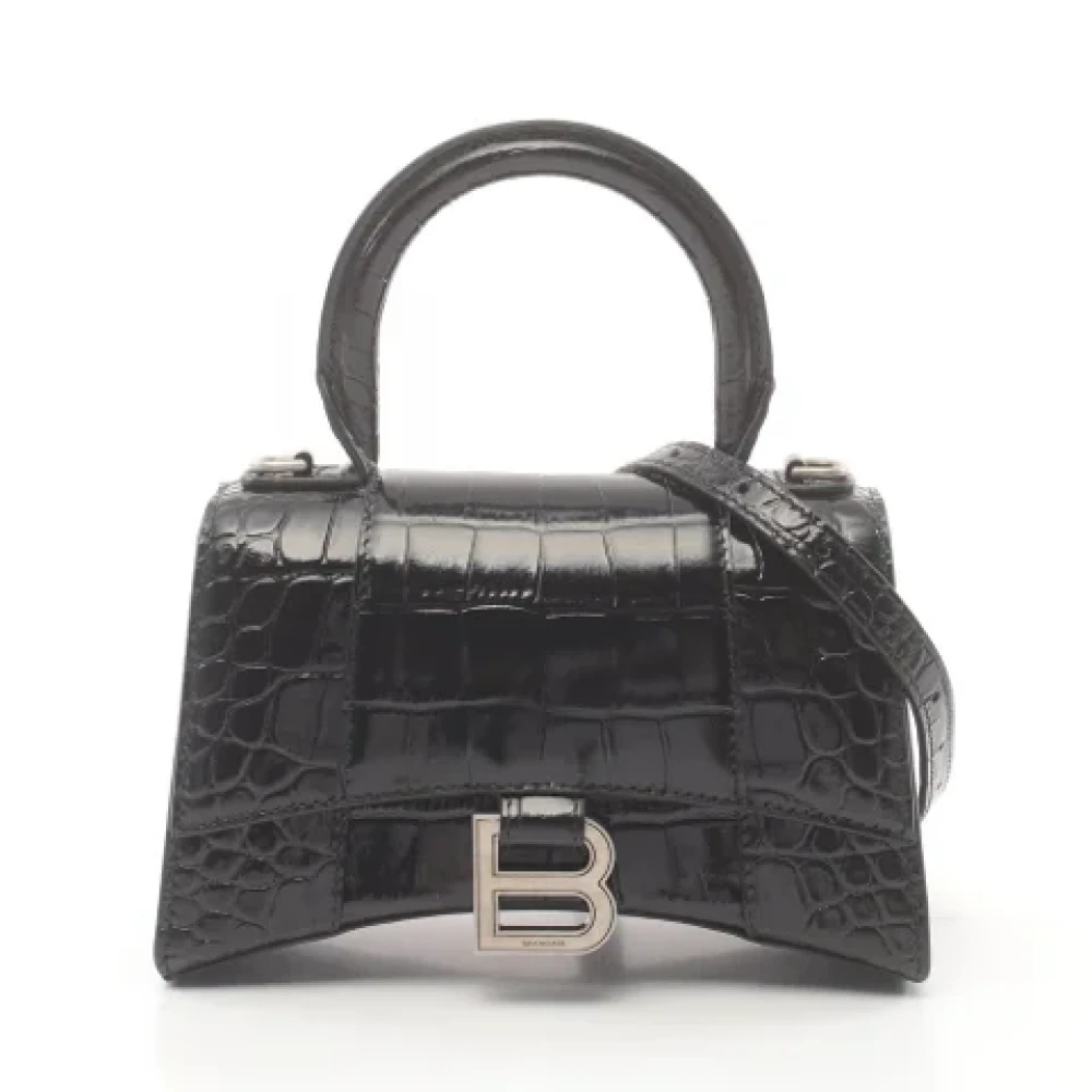 Balenciaga Vintage Pre-owned Leather balenciaga-bags Black Dames