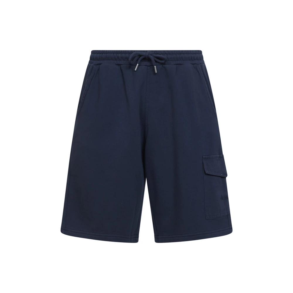 Mc2 Saint Barth Blue Casual Shorts, Male, S, Casual Shorts