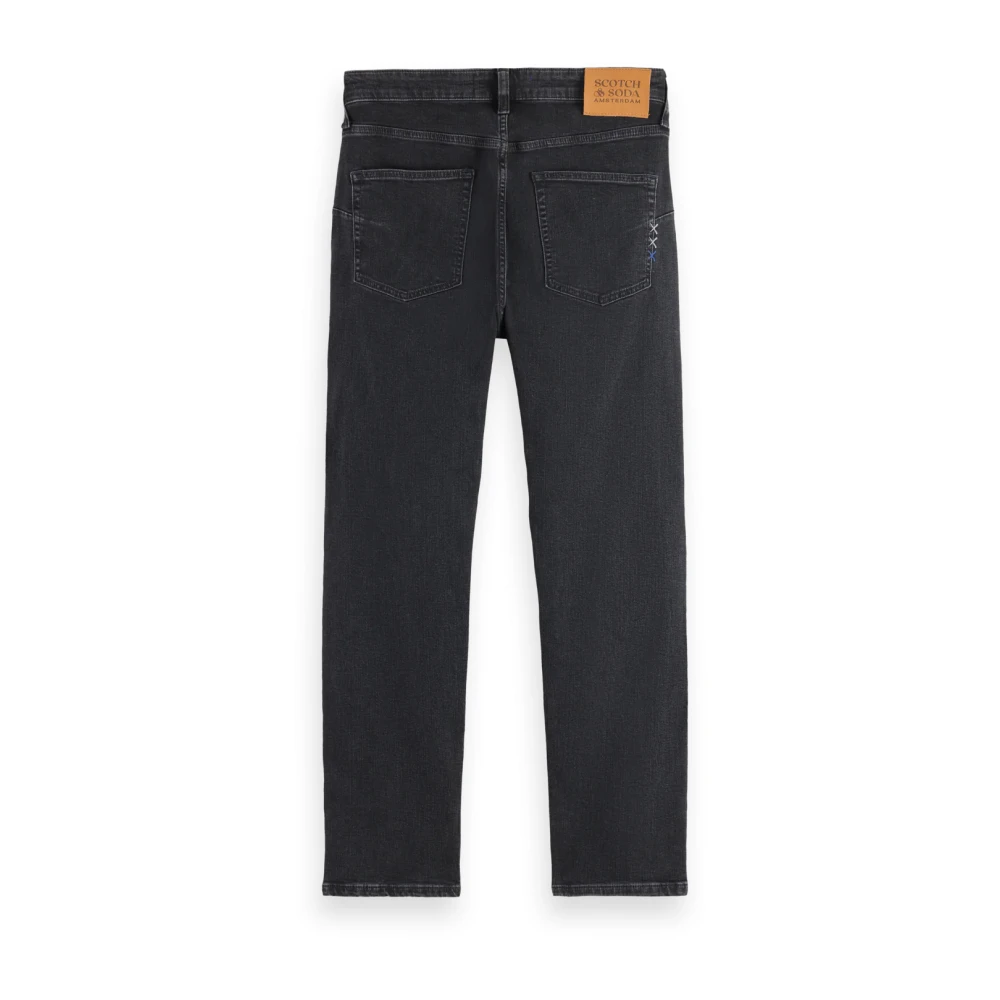 Scotch & Soda Core Zee Straight Jeans van katoen Black Heren